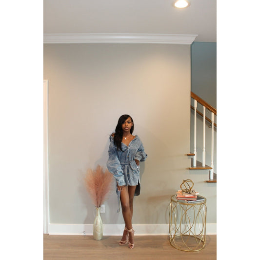 Effortless Chic Denim Dress - Calenthia's Boutique