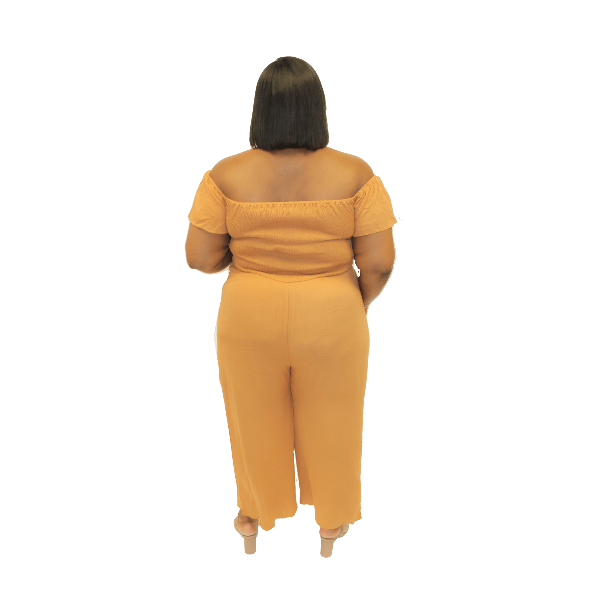 Mustard Jumpsuit - Calenthia's Boutique