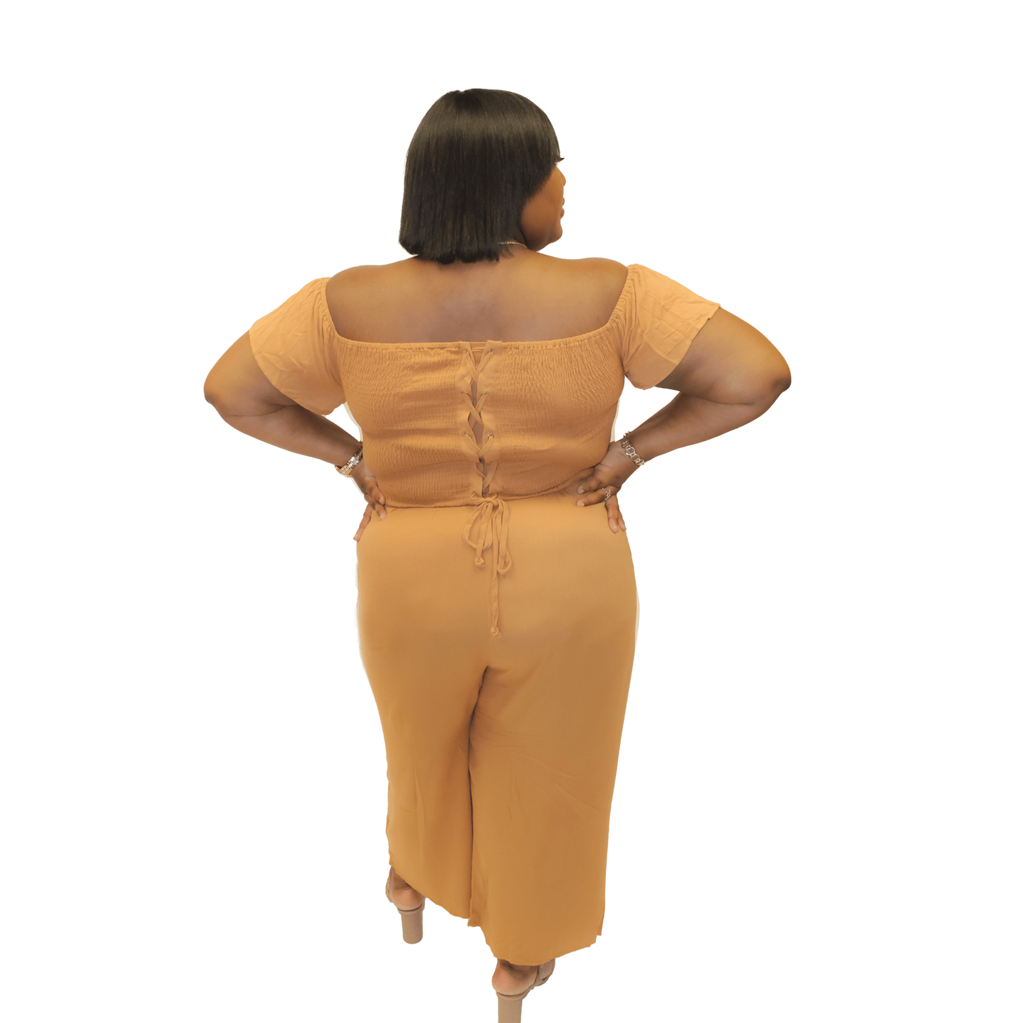 Mustard Jumpsuit - Calenthia's Boutique