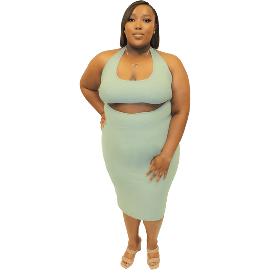 Seafoam green dress - Calenthia's Boutique