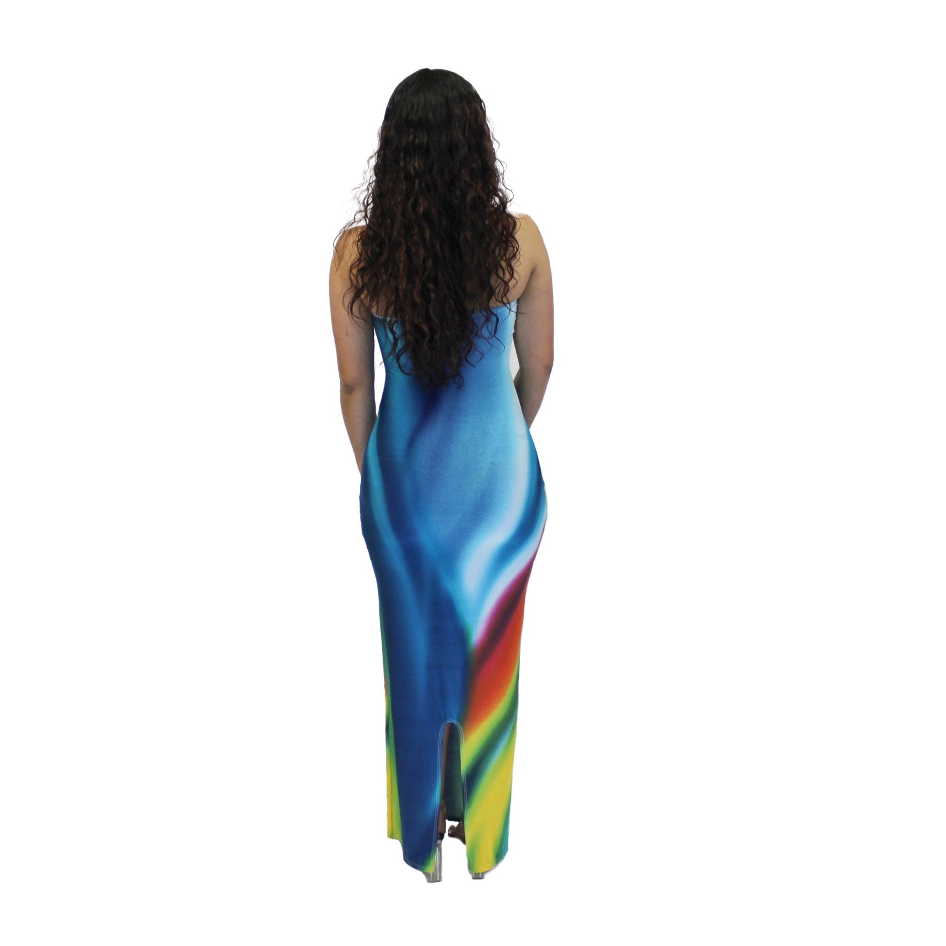 Sleeveless Gradient Dress - Calenthia's Boutique