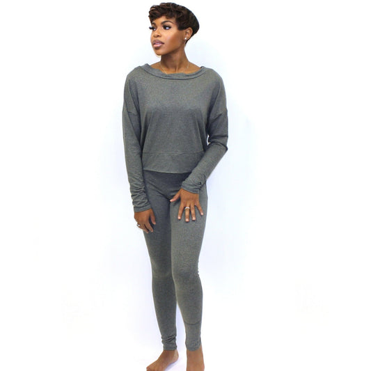 Solid Grey set - Calenthia's Boutique