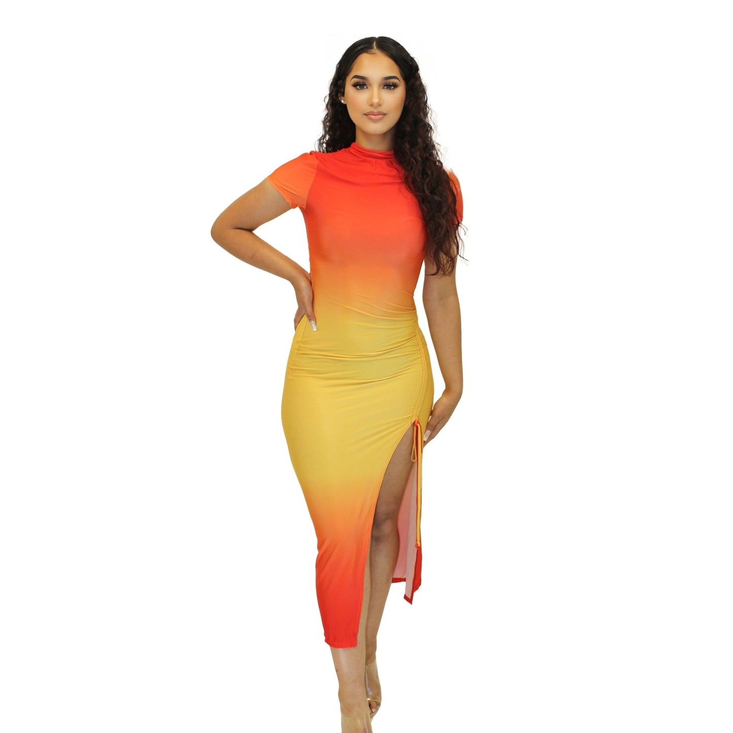 Sunrise Gradient dress - Calenthia's Boutique