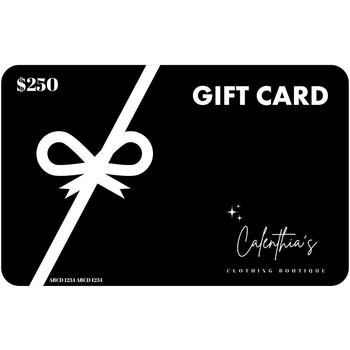 Virtual Gift Card - Calenthia's Boutique