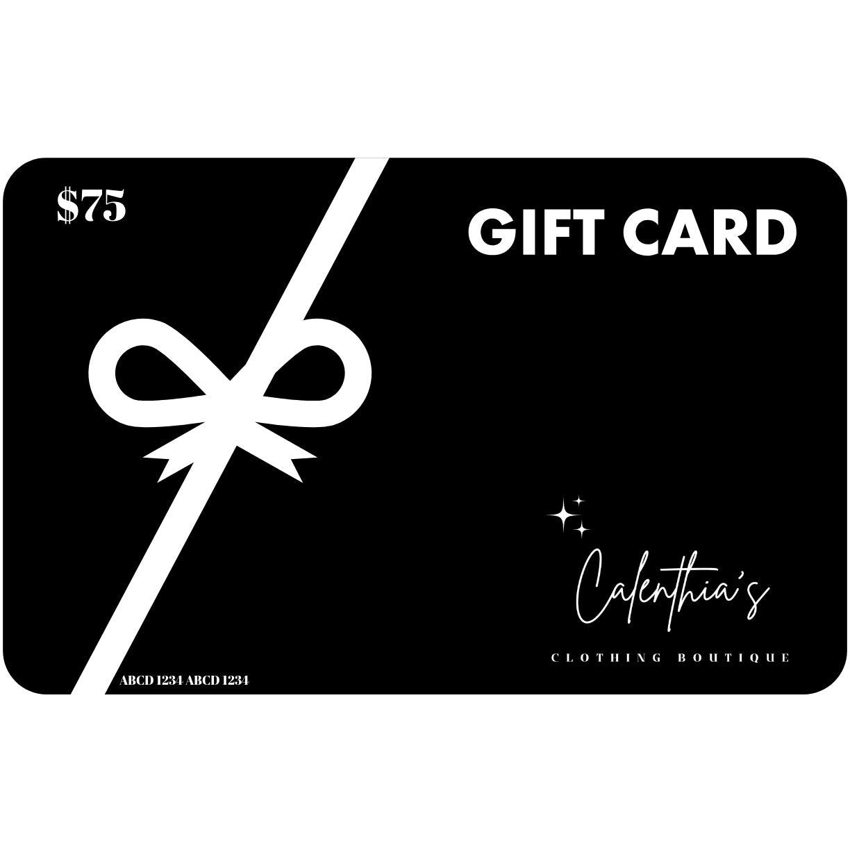 Virtual Gift Card - Calenthia's Boutique